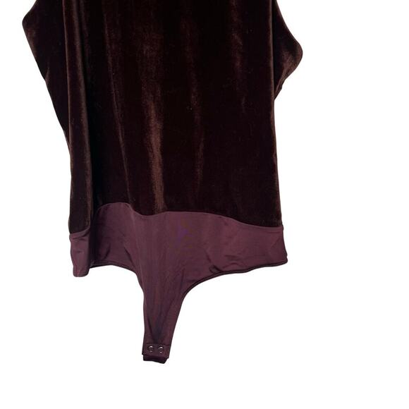 Express NWT Body Contour Plum  Bodysuit Size Large - Picture 3 of 9